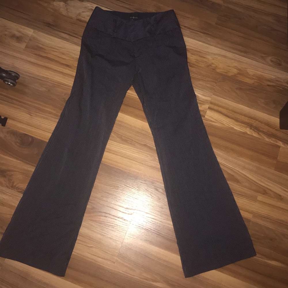 Forever 21 blue/white stripe pants